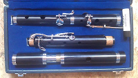 M&E 6-key ebonite D Irish flute